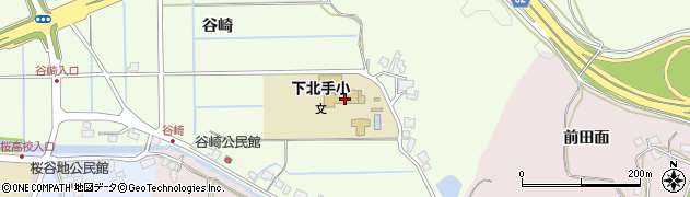 秋田県秋田市下北手松崎谷崎202周辺の地図