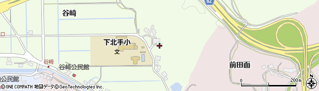 秋田県秋田市下北手松崎谷崎97周辺の地図