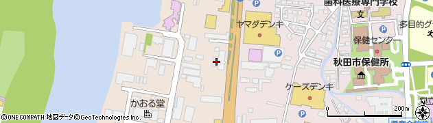 キャタピラー東北株式会社　秋田支店周辺の地図