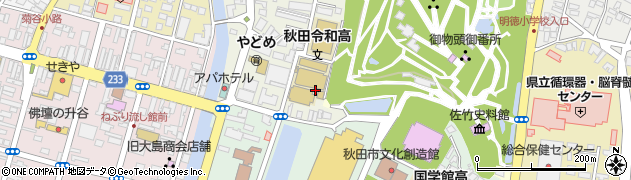秋田県秋田市千秋矢留町3周辺の地図