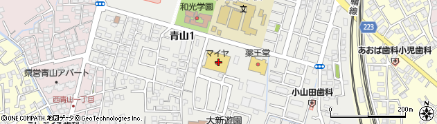 株式会社いんべクリーニング　マイヤ青山店周辺の地図