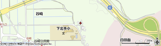 秋田県秋田市下北手松崎谷崎90周辺の地図