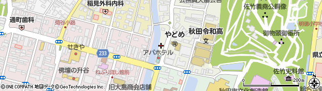 秋田県秋田市千秋矢留町1周辺の地図