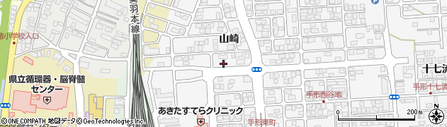 秋田県秋田市手形（山崎）周辺の地図