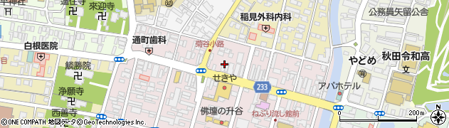 株式会社明石スクールユニフォームカンパニー　秋田店周辺の地図