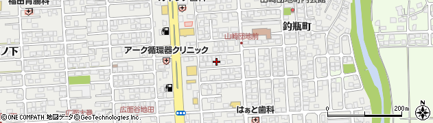 秋田県秋田市広面樋ノ下周辺の地図
