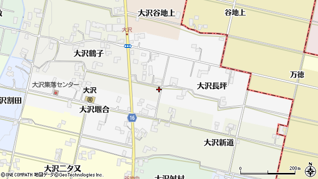 〒020-0719 岩手県滝沢市大沢鶴子の地図