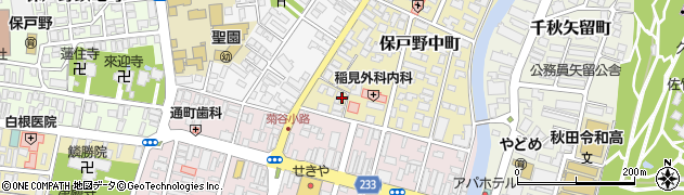株式会社秋田中央漬物　パックセンター周辺の地図