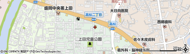 マクドナルド４号線盛岡上田店周辺の地図
