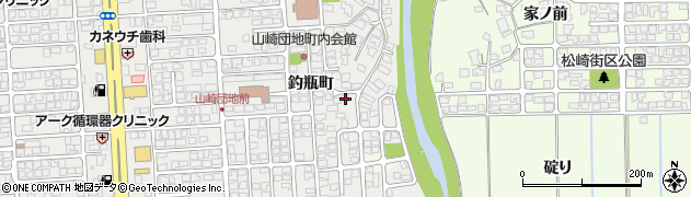 秋田県秋田市広面釣瓶町18周辺の地図