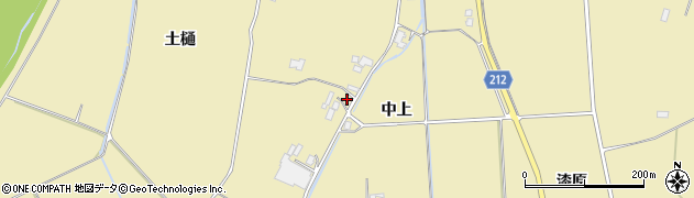 岩手県雫石町（岩手郡）長山（中上）周辺の地図