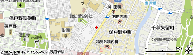 土埼港秋田線周辺の地図