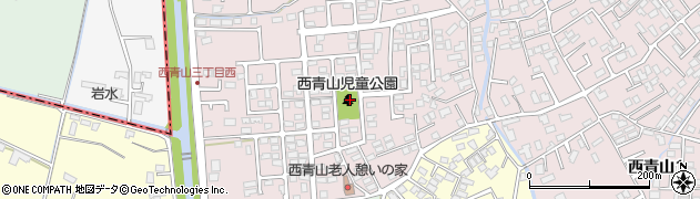 西青山児童公園周辺の地図