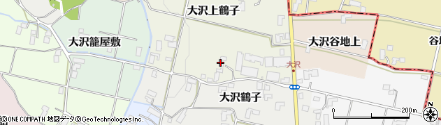 岩手県滝沢市大沢上鶴子周辺の地図