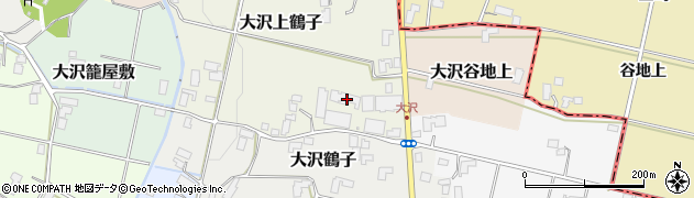 岩手県滝沢市大沢上鶴子54周辺の地図