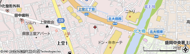 ダスキン上堂支店周辺の地図