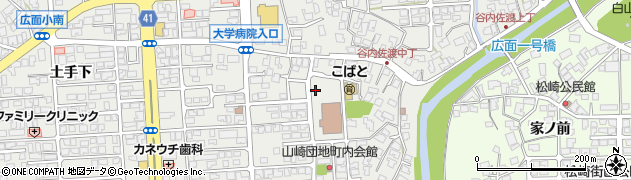 秋田県秋田市広面釣瓶町13周辺の地図
