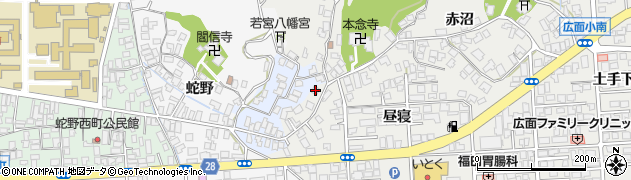 秋田県秋田市広面推子140周辺の地図