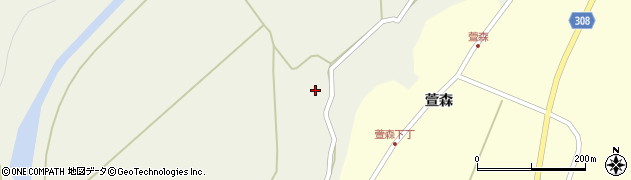 秋田県秋田市河辺三内三内段39周辺の地図