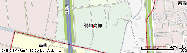 岩手県滝沢市鵜飼高柳周辺の地図