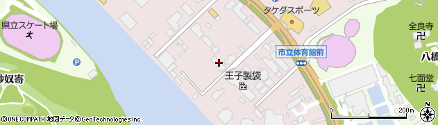 秋田県外材協同組合周辺の地図