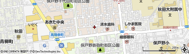 秋田ヤクルト販売株式会社　大町センター周辺の地図