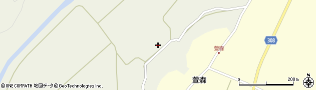秋田県秋田市河辺三内三内段10周辺の地図