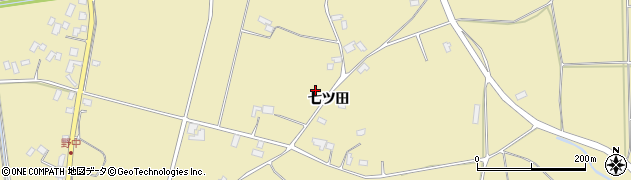 岩手県雫石町（岩手郡）長山（七ツ田）周辺の地図