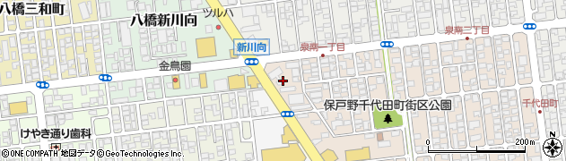 株式会社オカモト　エクスプレス秋田北周辺の地図