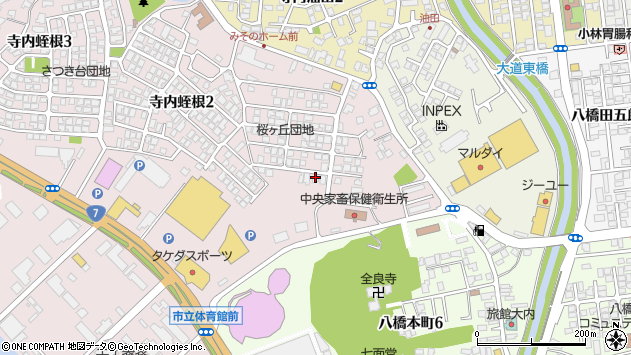 〒011-0904 秋田県秋田市寺内蛭根の地図