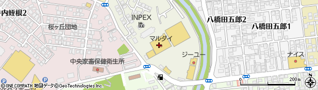 株式会社マルダイ　八橋店周辺の地図