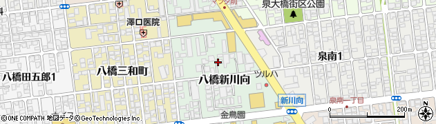 スウィーパー秋田周辺の地図