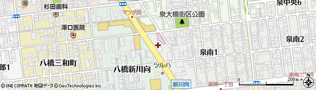 生駒硝子株式会社　秋田営業所周辺の地図