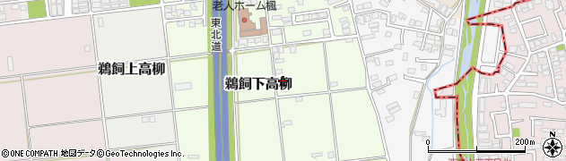 岩手県滝沢市鵜飼下高柳35周辺の地図