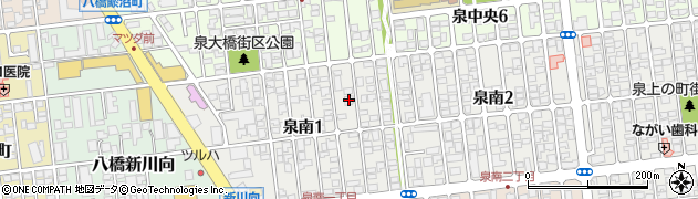 高野珠算学校泉教室周辺の地図