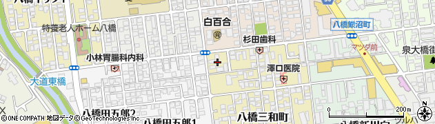 秋田県秋田市八橋三和町17周辺の地図