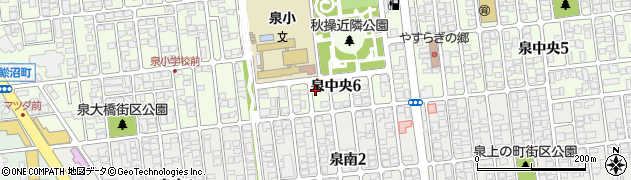 泉学童クラブ周辺の地図
