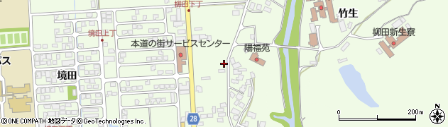 秋田県秋田市柳田柳田208周辺の地図