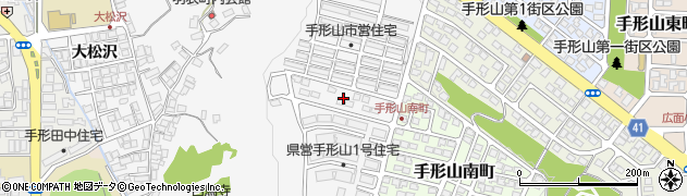 秋田県秋田市手形山西町3周辺の地図