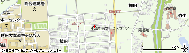 秋田県秋田市柳田川崎186周辺の地図