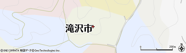 岩手県滝沢市大沢鳥足形周辺の地図