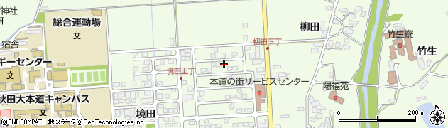 秋田県秋田市柳田川崎164周辺の地図