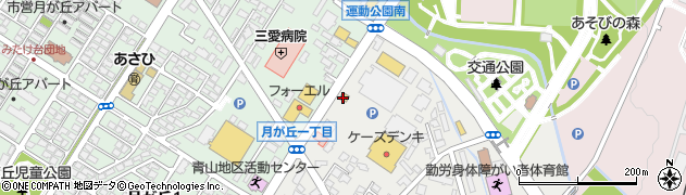 マクドナルド盛岡青山店周辺の地図