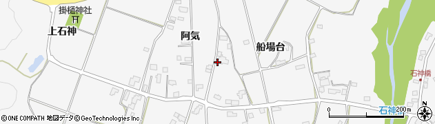 秋田県仙北市田沢湖生保内阿気周辺の地図