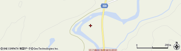 秋田県秋田市河辺三内（尼沢）周辺の地図
