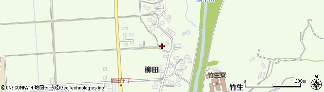 秋田県秋田市柳田柳田101周辺の地図