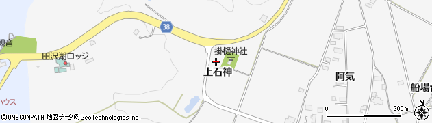 秋田県仙北市田沢湖生保内（上石神）周辺の地図