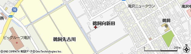 岩手県滝沢市鵜飼向新田111周辺の地図