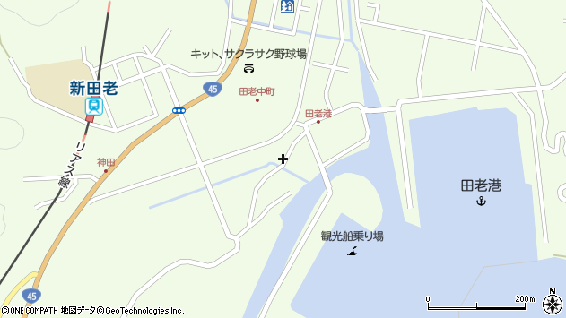 〒027-0306 岩手県宮古市田老川向の地図