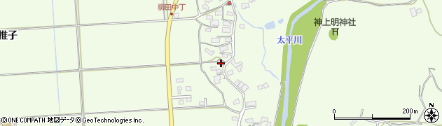 秋田県秋田市柳田柳田171周辺の地図